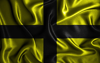 Portugalete flag, , silk wavy flags, spanish cities, Day of Portugalete, Flag of Portugalete, fabric flags, 3D art, Portugalete, cities of Spain, Portugalete 3D flag HD wallpaper