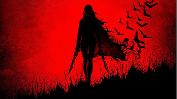 Red Gaming HD wallpaper