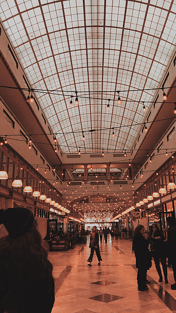 Brown Aesthetic, Mall HD phone wallpaper