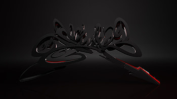 rendering, shape, dark HD wallpaper