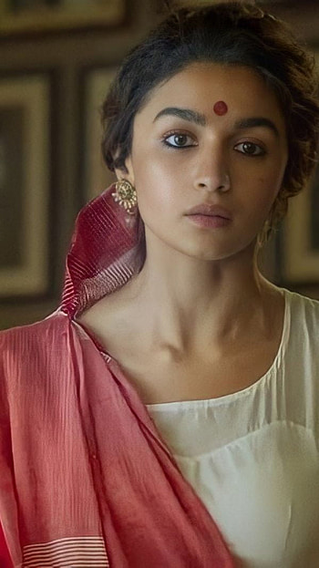 Alia bhatt, gangubai kathiawad, bollywood movie HD phone wallpaper