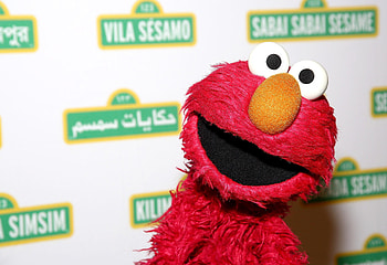 Elmo, Sesame Street, TV Shows, Dwayne Johnson HD wallpaper