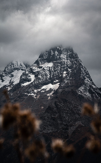 Landscape, Nature, Clouds, Mountain, Vertex, Top HD phone wallpaper