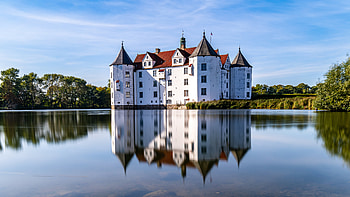 Glucksburg Castle Flensburg Fjord Schleswig-Holstein-Sonderburg-Glucksburg Travel HD wallpaper