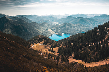 Nature, Mountains, Lake, Germany, Walchensee, Valhensee, Kochel, Kohl's HD wallpaper