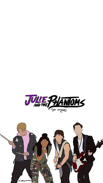Julie and the Phantoms, Netflix, love, art, TV shows, musical instrument HD phone wallpaper