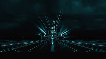 the disney castle from tron | You are viewing a Movies HD wallpaper