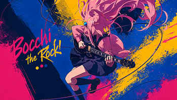 Bocchi the Rock! — Neon Guitar Solo HD wallpaper