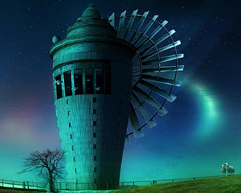 Building, Fantasy HD wallpaper