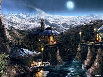 Landscape, Fantasy HD wallpaper