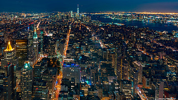 New York, Night, Travels, City HD wallpaper