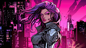 Hair Blowing In The Wind Scifi Girl, scifi, synthwave, artist, artwork, digital-art HD wallpaper