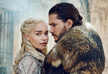 Daenerys Targaryen And Jon Snow, game-of-thrones-season-8, game-of-thrones, daenerys-targaryen, jon-snow, tv-shows, emilia-clarke, kit-harington HD wallpaper