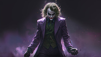 Playing With Chaos, joker, supervillain, superheroes, artwork, digital-art, ai, artstation HD wallpaper