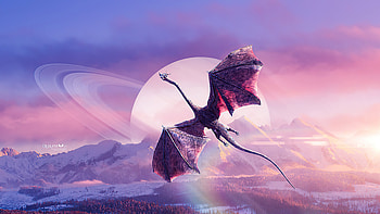 Dragon Dreams , dragon, artist, artwork, digital-art, artstation HD wallpaper