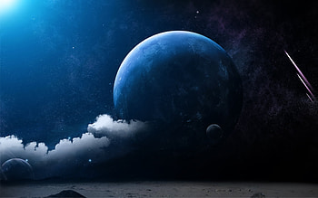 Landscape, Planets, Universe HD wallpaper