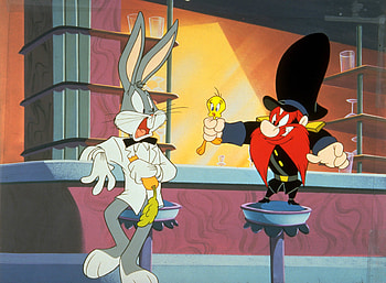 Tweety and Bugs Bunny, Yosemite Sam HD wallpaper