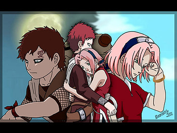 gara, naruto, ninja, sakura HD wallpaper