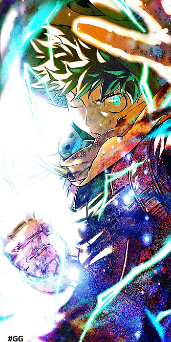 Midoriya, no, art, heroe, deku, boku, hero, my, academy HD phone wallpaper