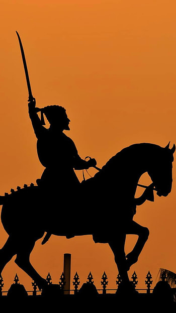 Shivaji Maharaj, Shadow Black, Bhagwa, Maratha King HD phone wallpaper