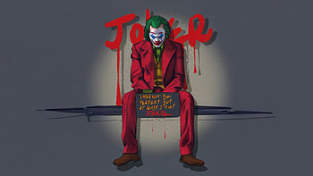 Joker Twisted Smile, joker, supervillain, superheroes, artwork, digital-art, art HD wallpaper