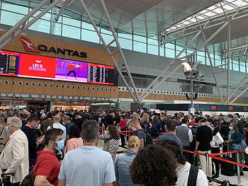 Sydney Airport, Perfect storm, Hours long queues, Travels HD wallpaper