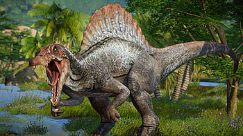 Jurassic Park spinosaurus, Top , Park adventure, Iconic dinosaur HD wallpaper