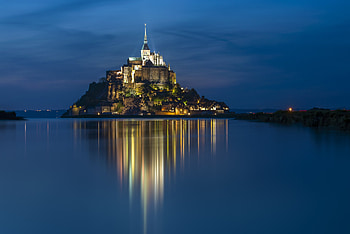 Mont St. Michel, Castle in france, Thousand wonders, Travels HD wallpaper