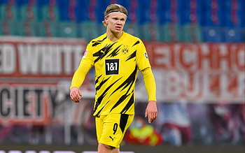 Erling Haaland, Footballer , backgrounds, Borussia Dortmund HD wallpaper