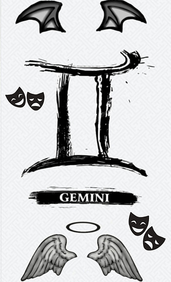 Gemini, Zodiac, Angel, Dous, Sign, Twins, Zodiac Sign HD phone wallpaper