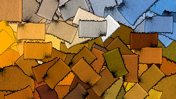 Color marks, rectangle shapes, pattern, digital art HD wallpaper