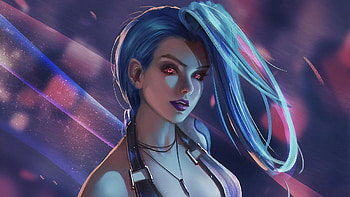 League Of Legends Jinx Art, jinx-league-of-legends, league-of-legends, games, deviantart HD wallpaper