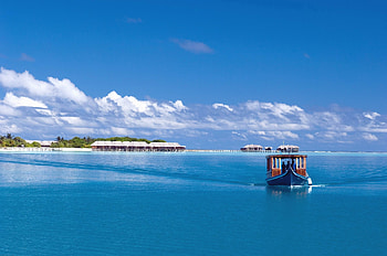 Nature, Sea, Boat, Tropics, Island, Maldives HD wallpaper