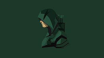 Green Arrow Minimalism , arrow, minimalism, artwork, artist, digital-art, superheroes, artstation HD wallpaper