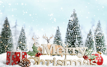 Merry Christmas, greeting, gold, snow, christmas HD wallpaper