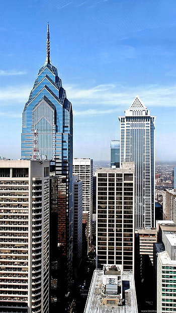 Philadelphia Skyline, Travels, City backgrounds, Urban scenery HD phone wallpaper