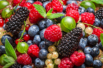 Berries, fruit, colorful, food HD wallpaper