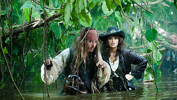 Angelica Teach, Jack Sparrow HD wallpaper