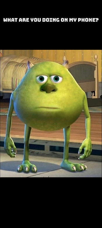 Mike wazowski, art, plush HD phone wallpaper