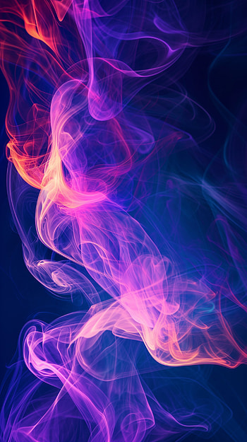 Purple Smoke Swirl, smoke, purple, Abstract, colorful, Digital Art, abstract purple HD phone wallpaper