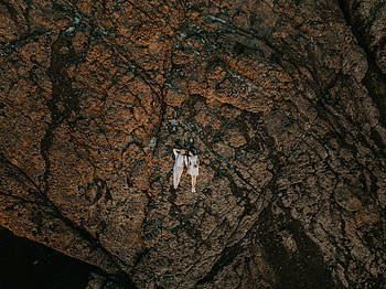 Love, Rock, View From Above, Couple, Pair, Romance HD wallpaper