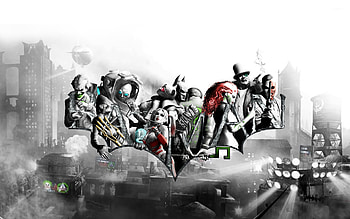 Batman: Arkham City, Dark knight vigilante, Gotham City's heroes, Epic gaming adventure HD wallpaper