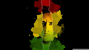 Music, People, Background, Artists, Flags, Men, Bob Marley HD wallpaper