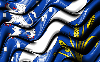 Haarlemmermeer Flag, , Cities of Netherlands, Europe, Day of Haarlemmermeer, Flag of Haarlemmermeer, 3D art, Haarlemmermeer, dutch cities, Haarlemmermeer 3D flag HD wallpaper