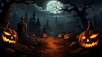 Halloween Pumpkinhead Night - Spooky, holiday, halloween HD wallpaper
