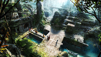 Landscape, Fantasy HD wallpaper