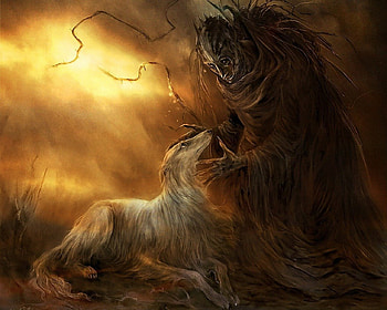 Don't worry, my brave Boy, dog, the pest, death HD wallpaper