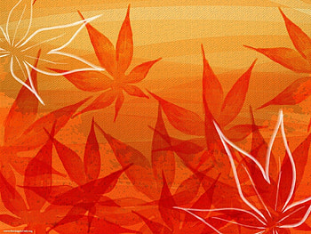Autumn Leaves, russet colours, art HD wallpaper