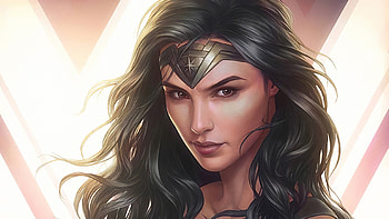 Wonder Woman Cuteartwork, wonder-woman, superheroes, artist, artwork, digital-art, artstation HD wallpaper