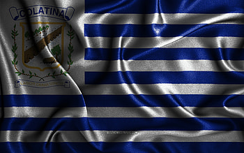 Colatina flag, , silk wavy flags, brazilian cities, Day of Colatina, Flag of Colatina, fabric flags, 3D art, Colatina, cities of Brazil, Colatina 3D flag HD wallpaper